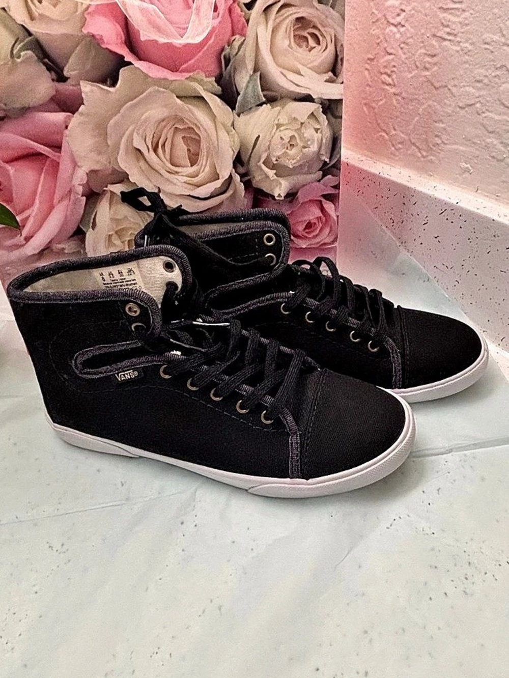 Vans Ward Hi Women's High Top Sneakers Black US 6